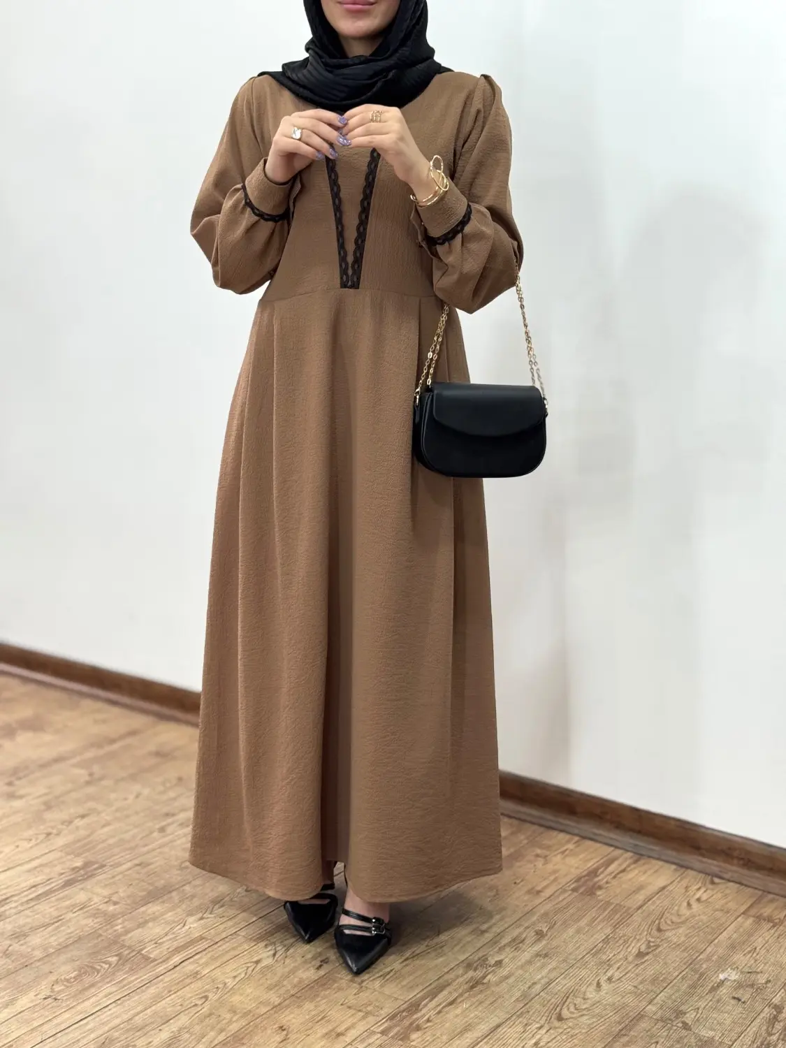 پیراهن مانتویی بلند آذر